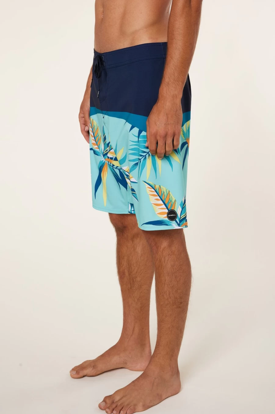 O'Neill Men's Hyperfreak 20" Boardshorts - Pool Color Swim Trunks for Surfing & Beach