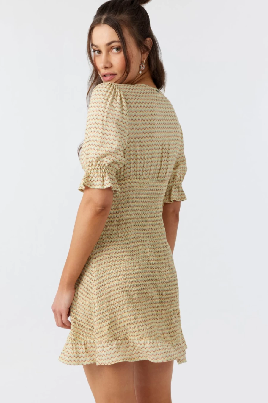 O'Neill Women's Dalia Dress in Straw - Stylish Summer Casual Wear
