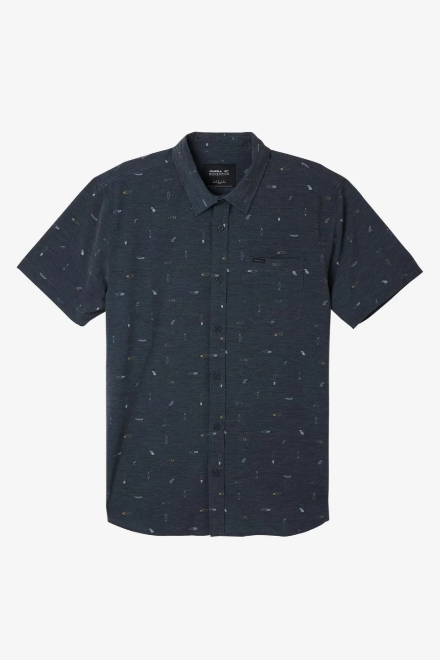 O'Neill Men's Trvlr Traverse Black Travel Shirt