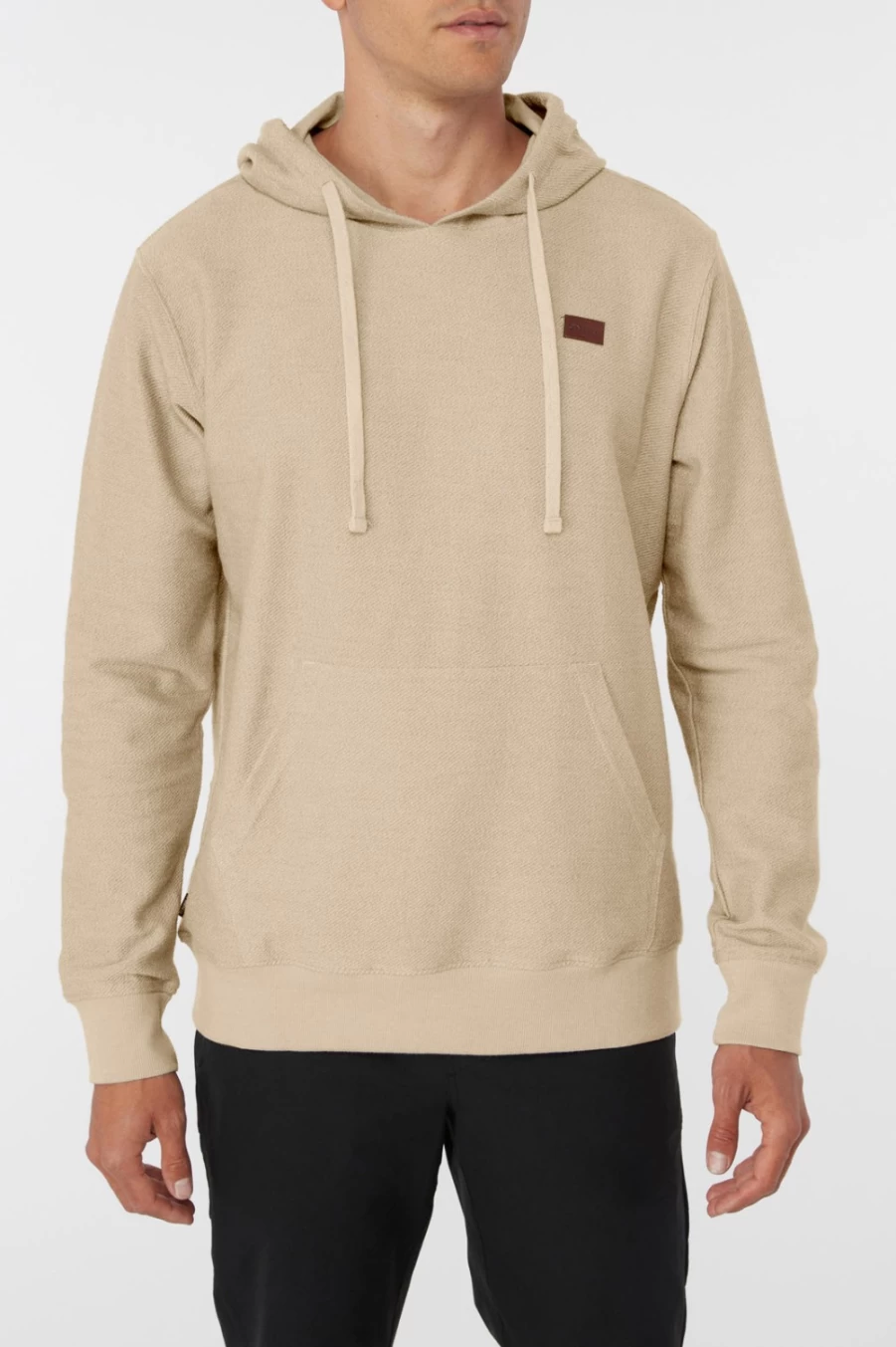 O'Neill Men's Bavaro Solid Khaki Pullover Fleece Jacket