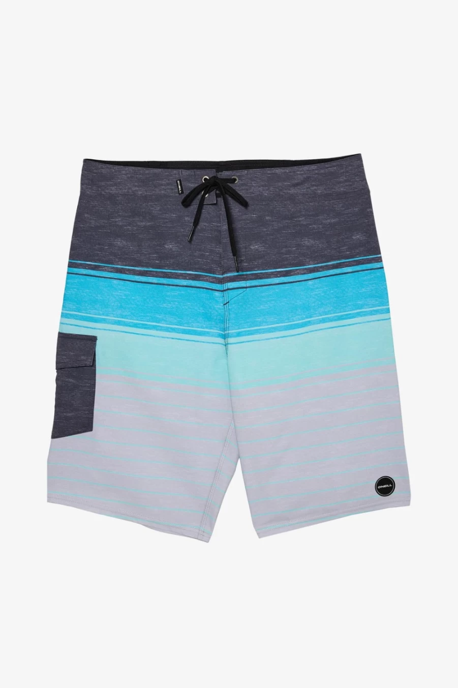 O'Neill Men's Hyperfreak Divergent 21" Boardshorts - Graphite