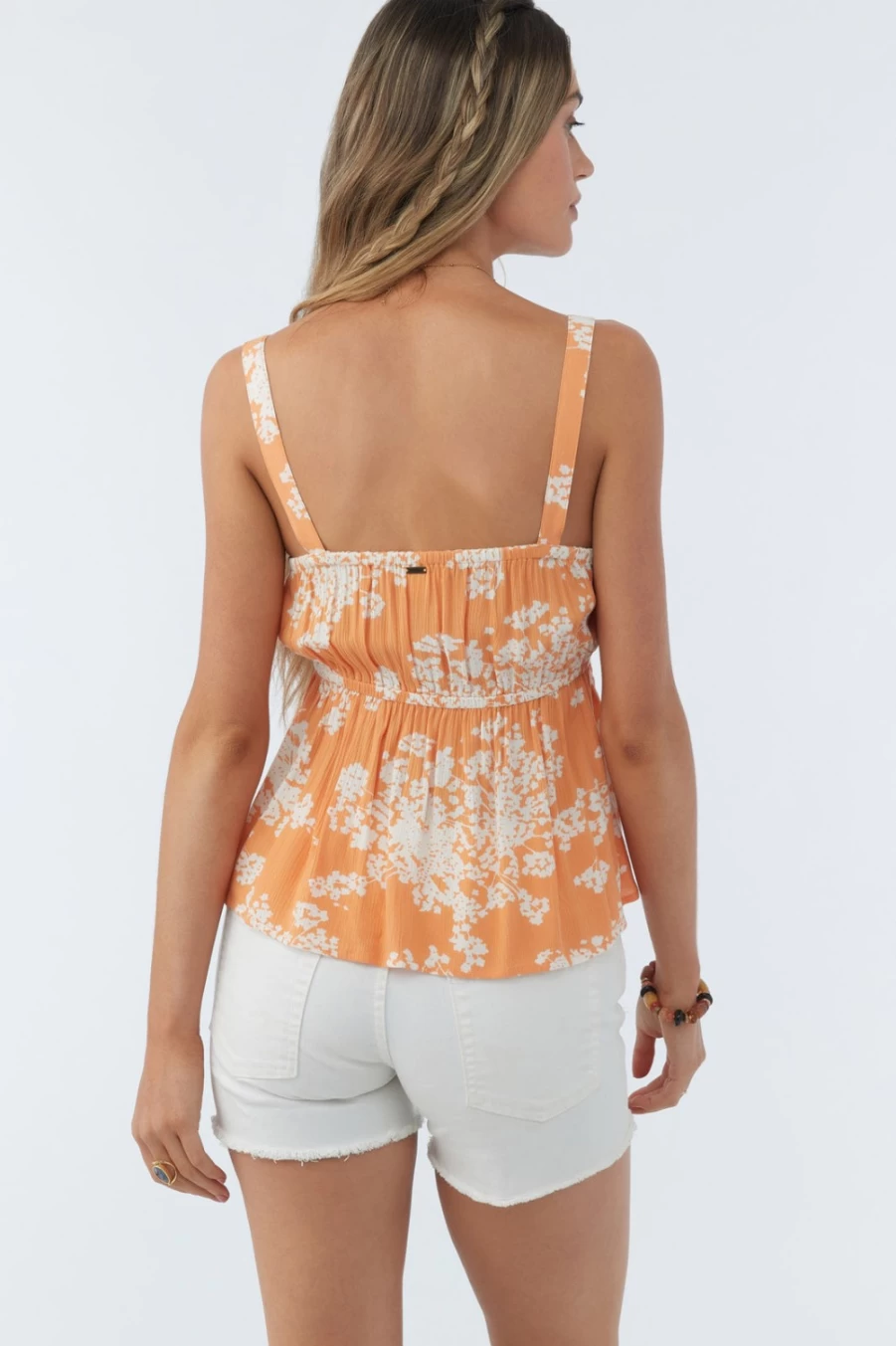 O'Neill Women's Kayla Top in Tangerine - Stylish Casual Wear