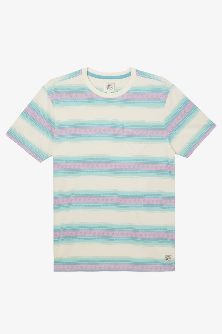 O'Neill Men's Brockton Tee in Cream2 - Classic Comfort Fit Cotton Shirt