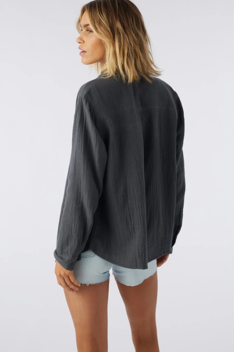 O'Neill Women's Leni Top - Slate Color Casual Wear