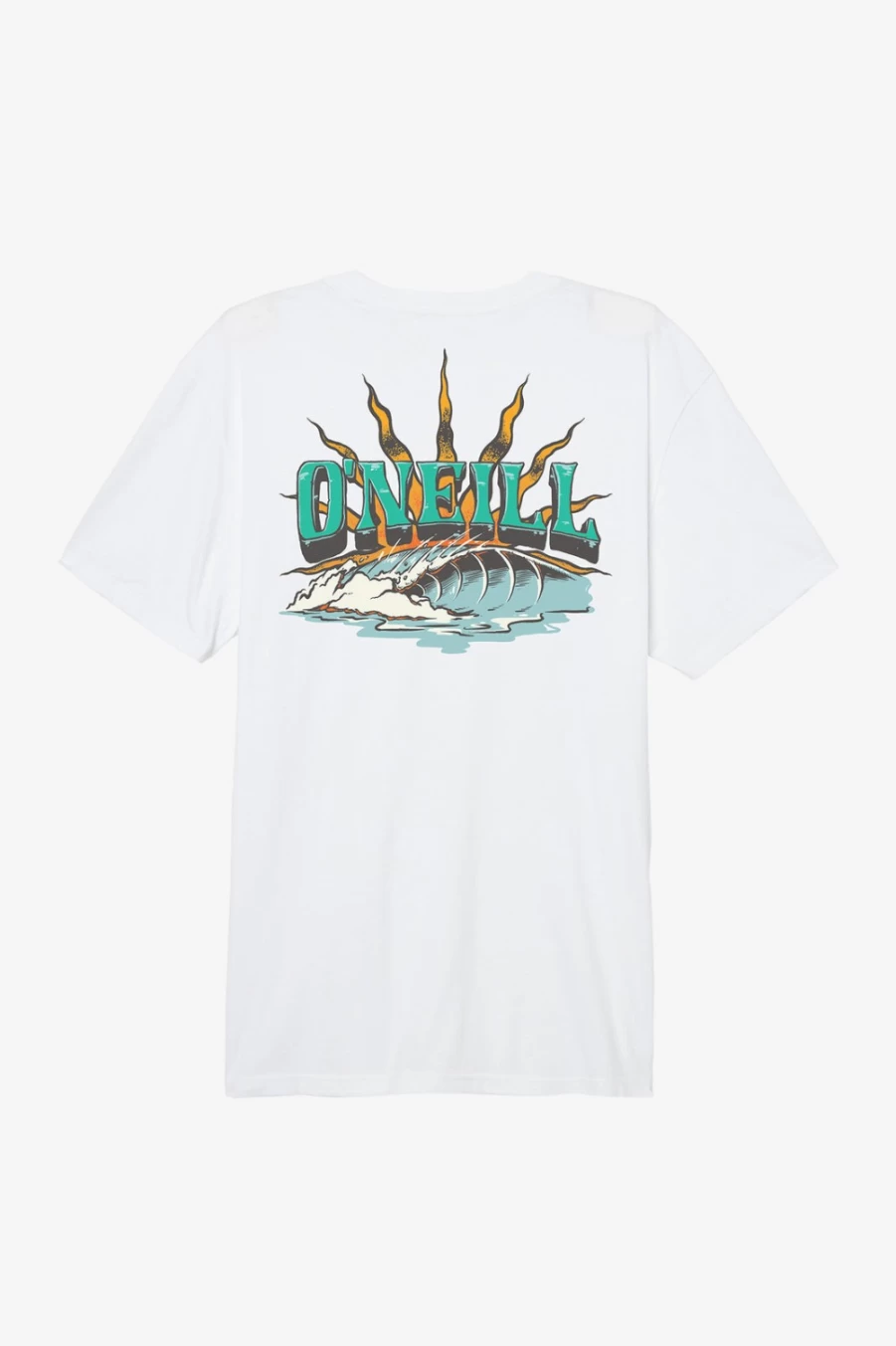 O'Neill Men's White Clampdown Tee - Classic Fit Short Sleeve T-Shirt