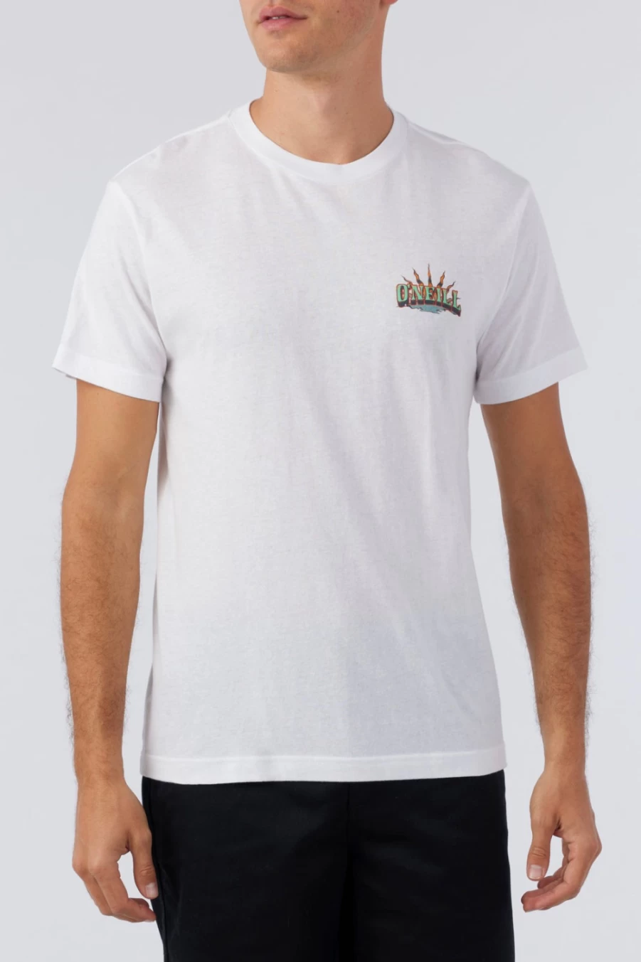 O'Neill Men's White Clampdown Tee - Classic Fit Short Sleeve T-Shirt