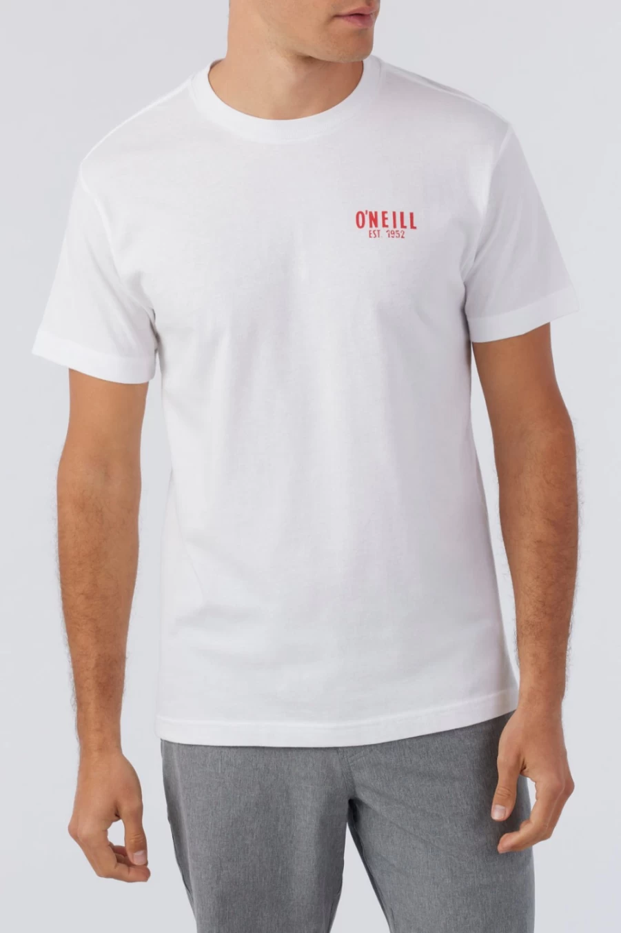 O'Neill Men's Baja T-Shirt - White Relaxed Fit Casual Tee