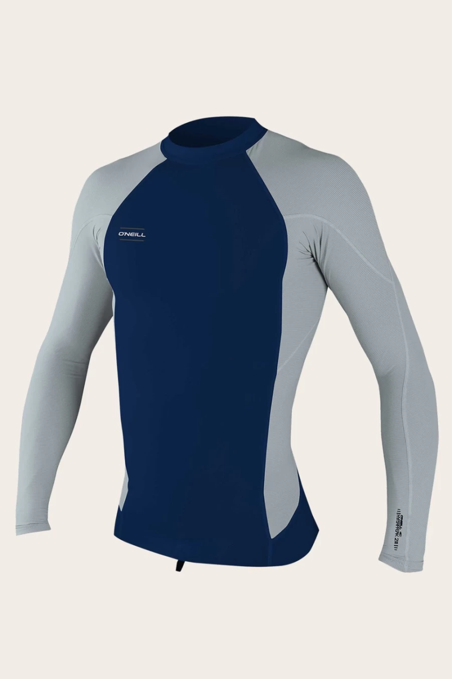 O'Neill Men's Hyperfreak 0.5mm Neoprene Long Sleeve Top - Abyss/Coolgry
