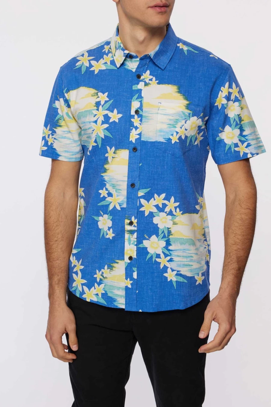 O'Neill Men's Blue2 Jack O'Neill Lei Over Shirt - Casual Surf Style