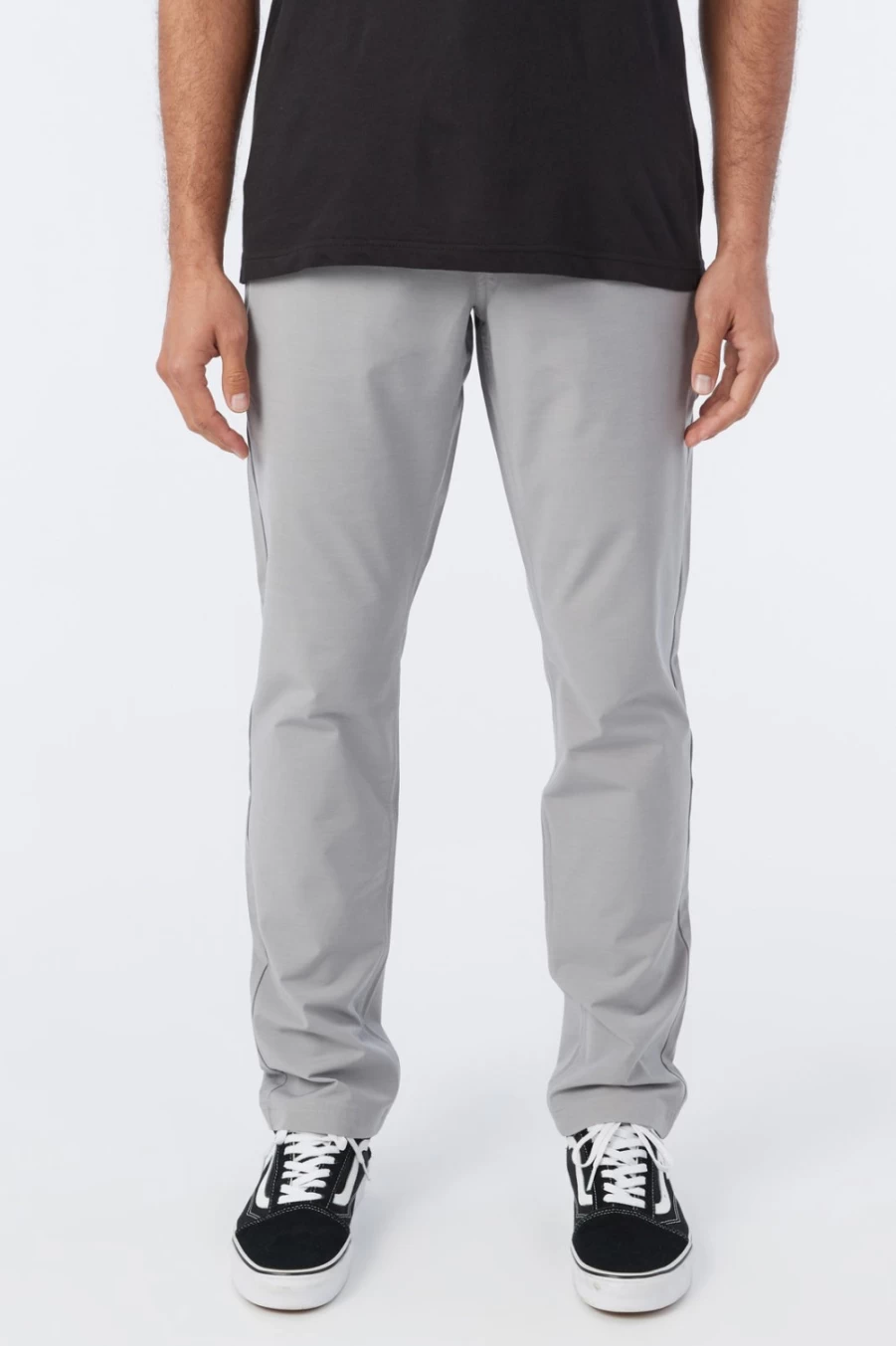 O'Neill Men's Venture E-Waist Hybrid Pants - Light Grey Outdoor Adventure Trousers