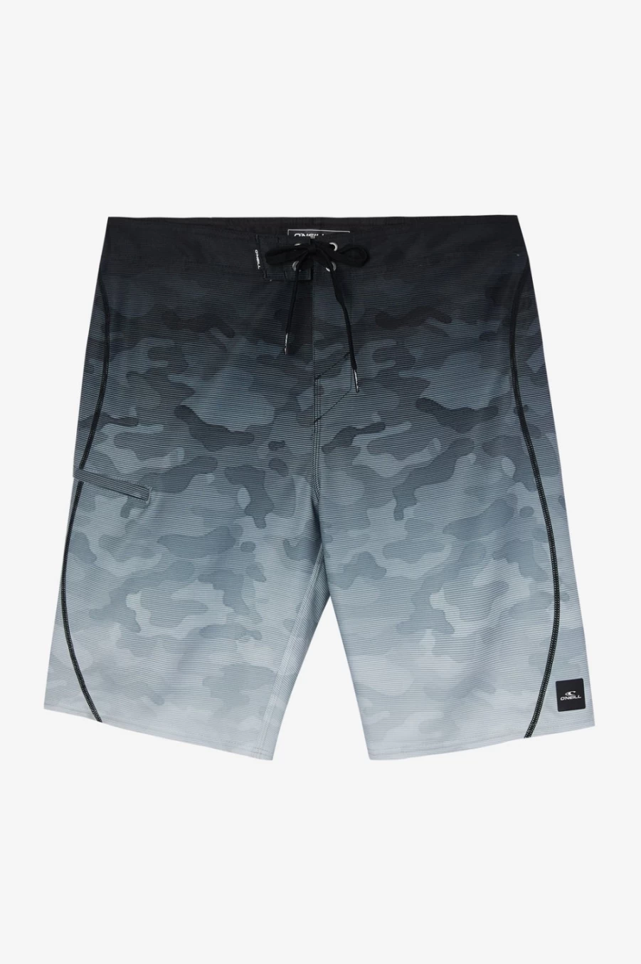 O'Neill Men's Hyperfreak Heat S-Seam Fade 21" Boardshorts - Grey