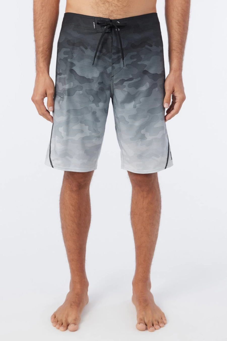 O'Neill Men's Hyperfreak Heat S-Seam Fade 21" Boardshorts - Grey