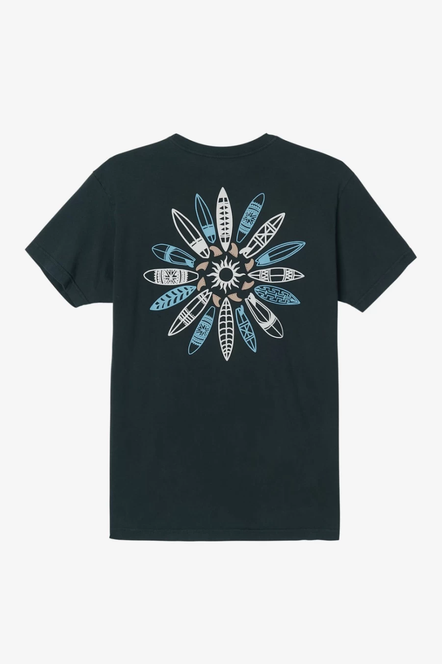 O'Neill Men's Dark Charcoal Quiver Tee - Comfortable Casual Short Sleeve Shirt