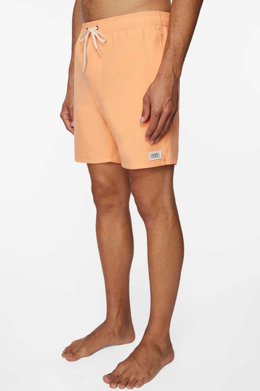 O'Neill Men's Solid Volley 17" Boardshorts in Cantalope Color