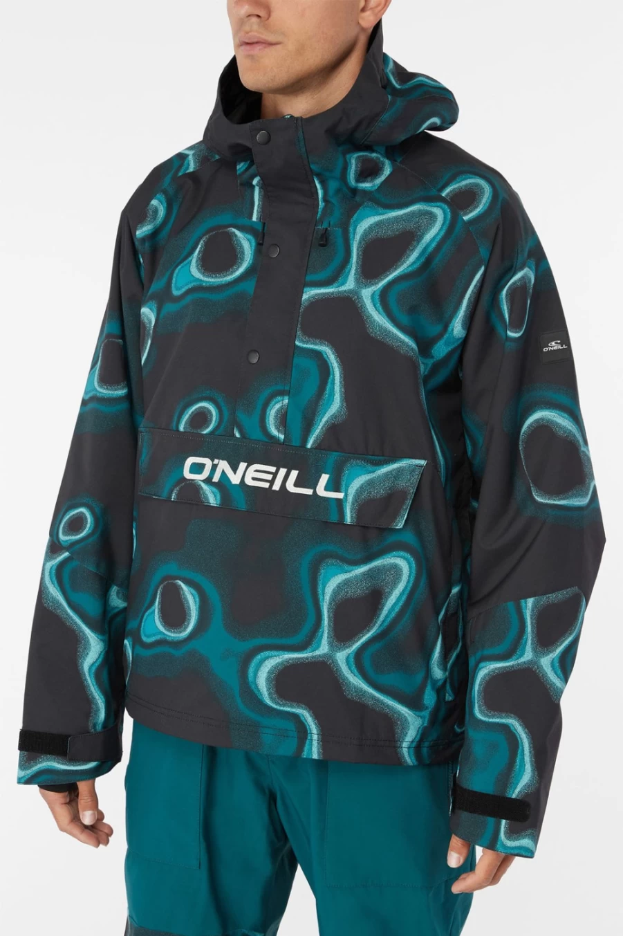 O'Neill Men's Originals Anorak Jacket - Lightweight Water-Resistant Outdoor Windbreaker