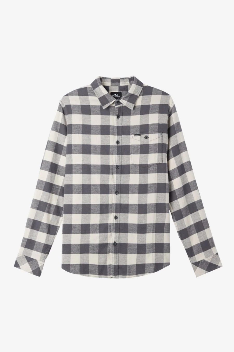 O'Neill Men's Graphite Buffalo Stretch Flannel Shirt