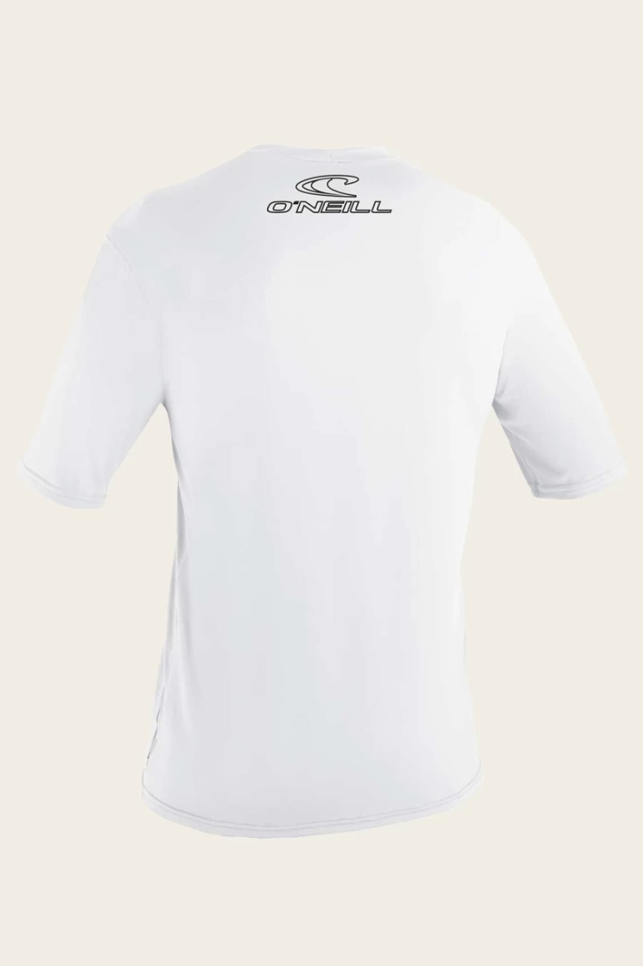 O'Neill Men's White Youth Basic 50+ UPF Sun Shirt Short Sleeve