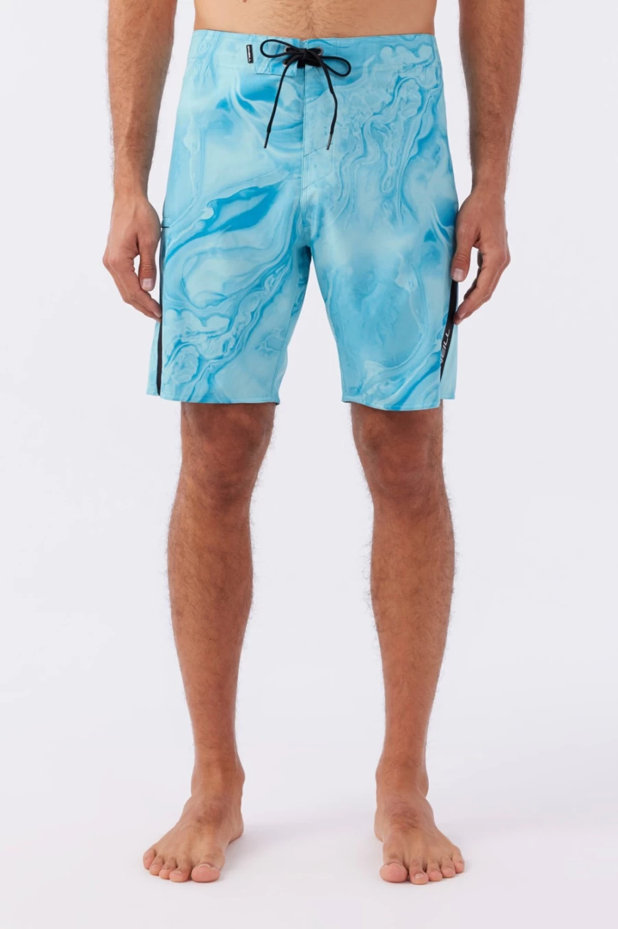 O'Neill Men's Superfreak 19" Boardshorts - Turquoise Swim Trunks for Surfing & Swimming