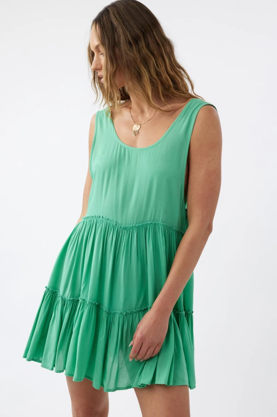 O'Neill Women's Linnet Cover-Up Swim Shirt in Kelly Green