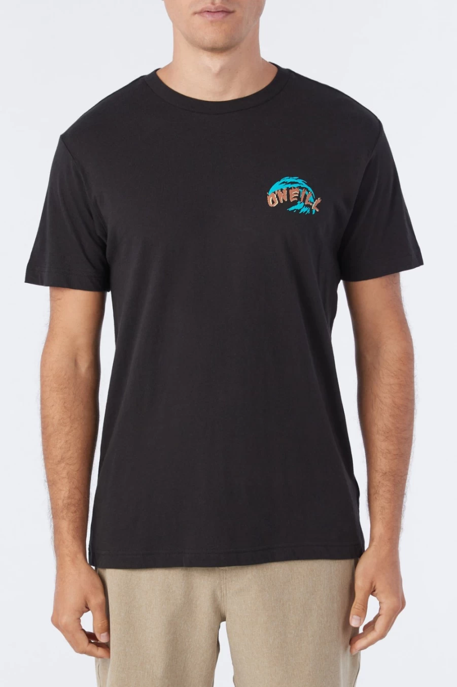 O'Neill Men's Black Topside Tee - Casual Short Sleeve T-Shirt