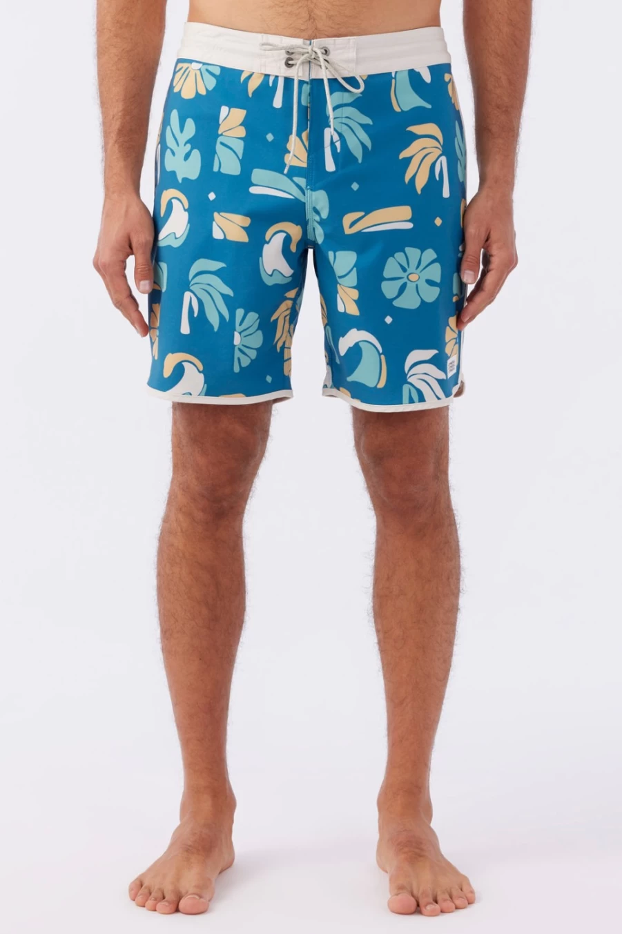 O'Neill Men's Cruzer Scallop 18" Boardshorts - Bayblue