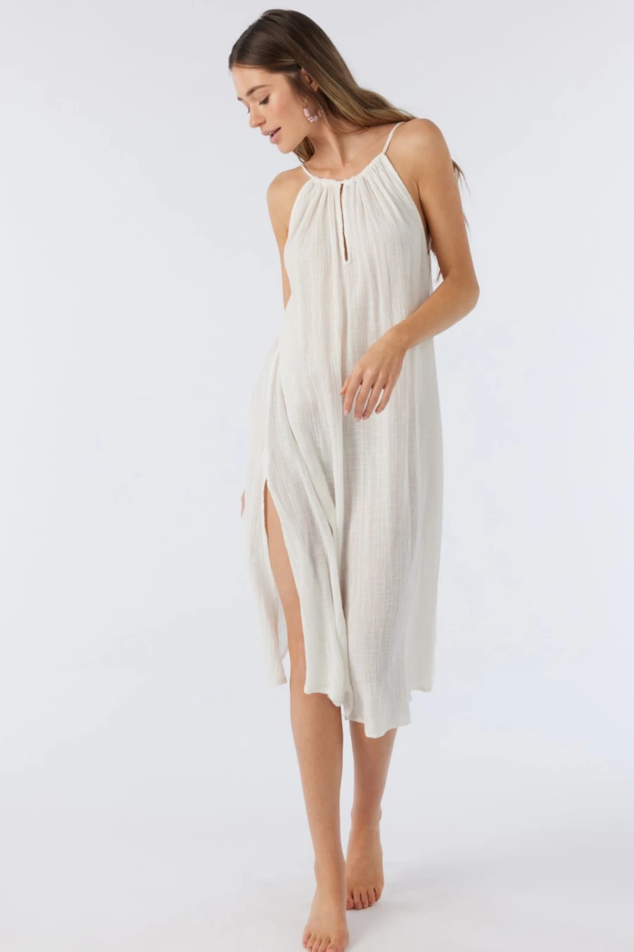 O'Neill Women's Theresa Vanilla Midi Dress