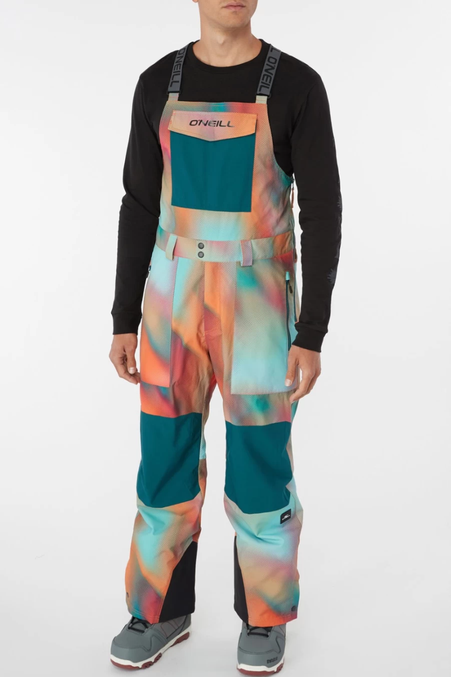 O'Neill Men's Shred Bib Snow Pants - Waterproof Winter Ski & Snowboard Bibs