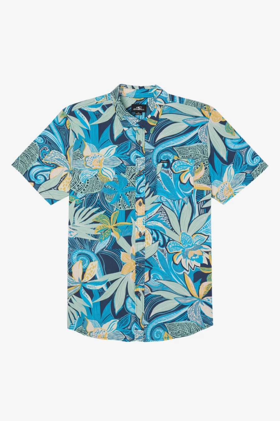 O'Neill Men's Modern Eco Shirt in Mdtblue - Oasis Collection