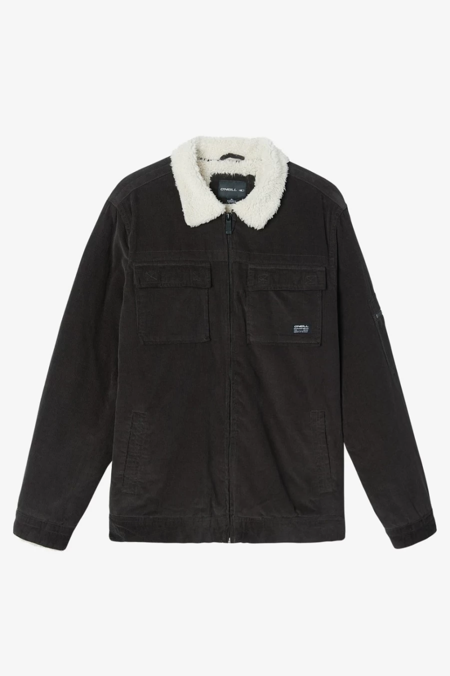 O'Neill Men's Ranger Corduroy Jacket in Steelgrey - Durable & Stylish Corduroy Coat for Men