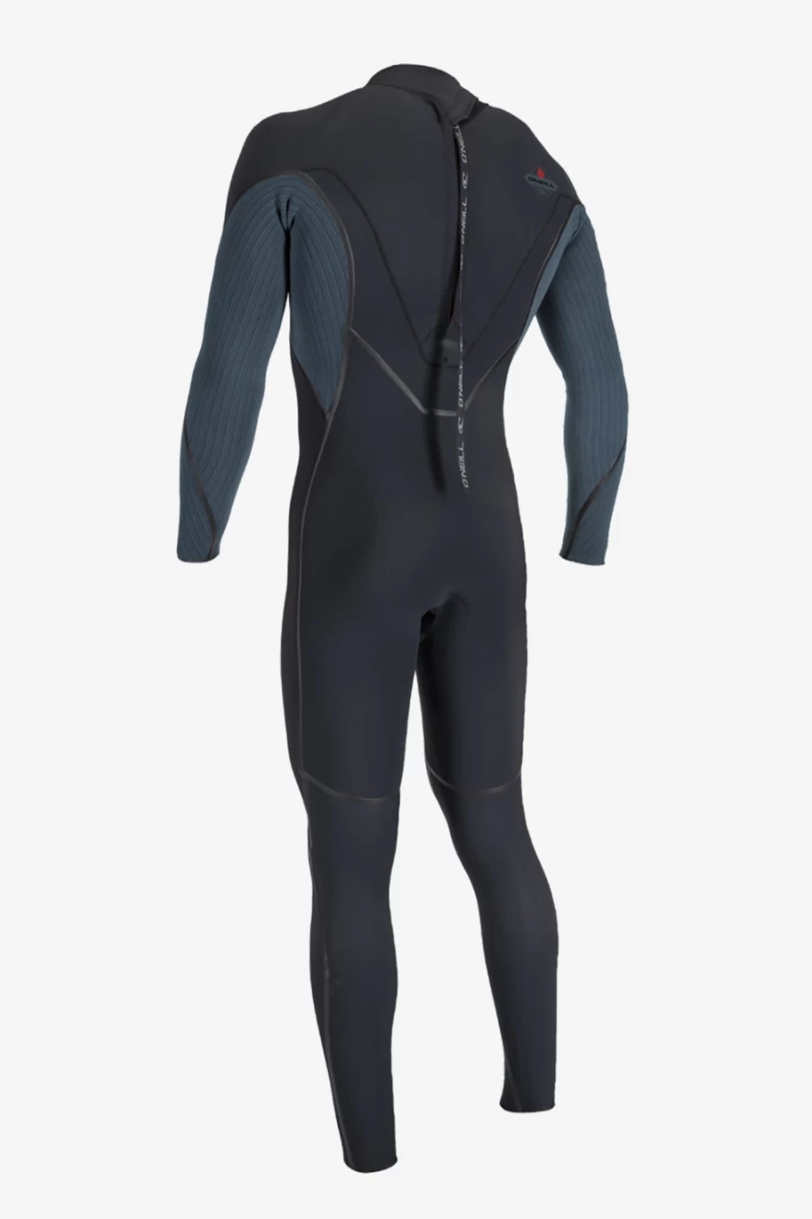 O'Neill Men's Hyperfreak Fire 4/3mm Back Zip Full Wetsuit - Black/Cadet Blue
