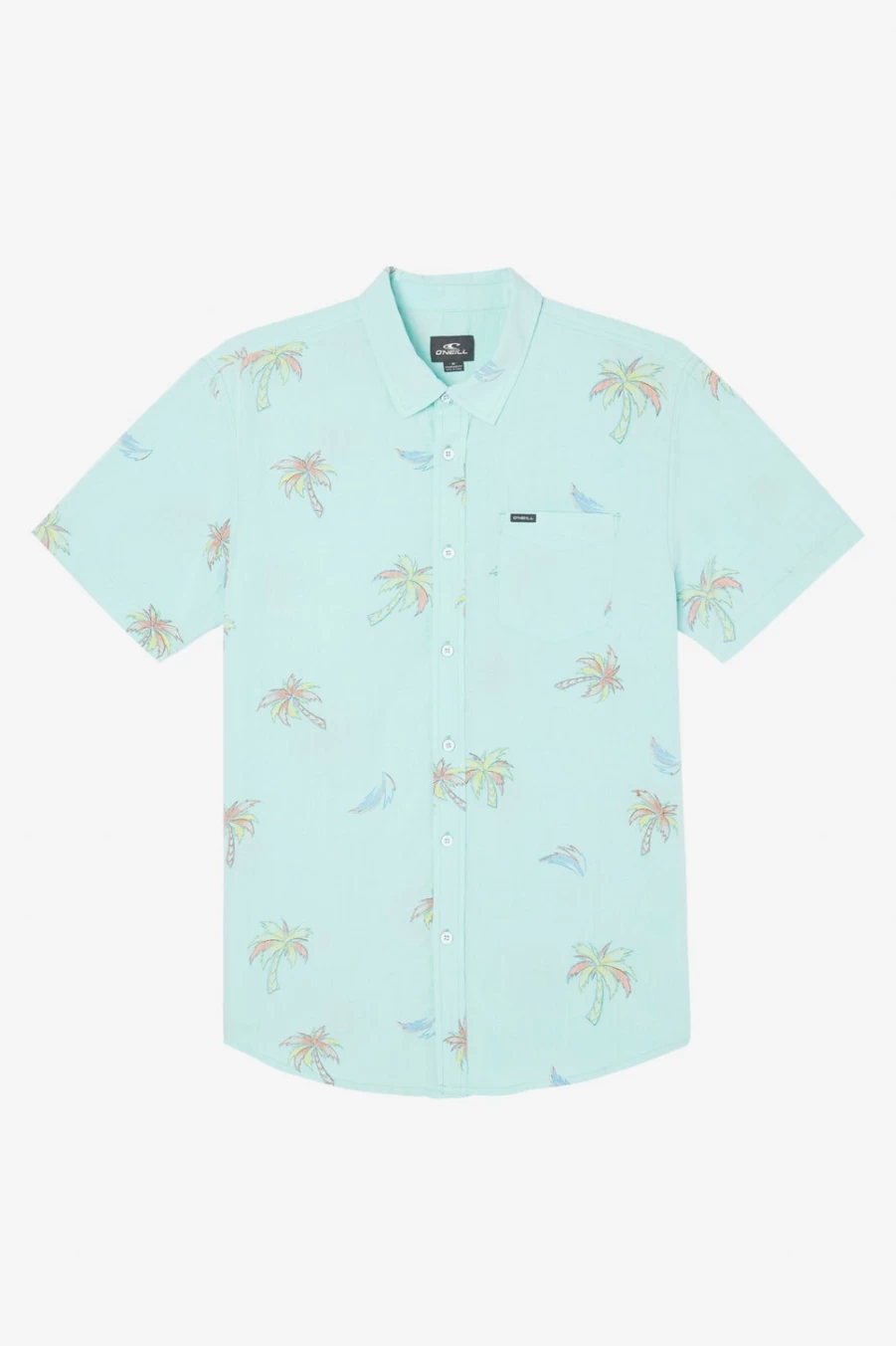 O'Neill Men's Turquoise Eco Standard Shirt - Oasis Collection