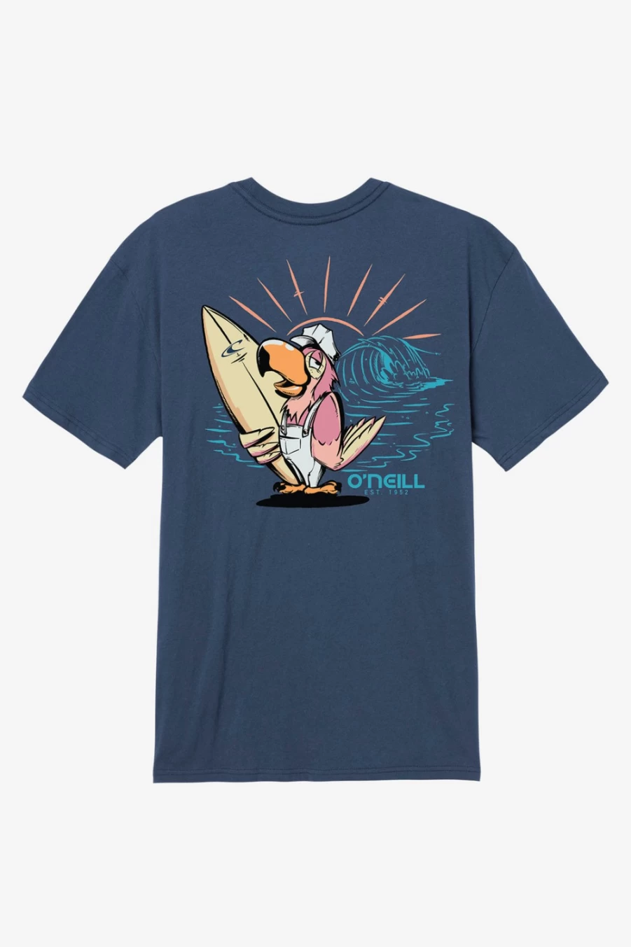 O'Neill Men's Early Bird Tee in New Navy - Casual Short Sleeve T-Shirt